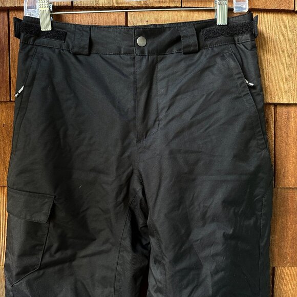 Like New Columbia Bold Black Omni-Heat Insulated Snow Pants in Youth Large - Picture 2 of 14